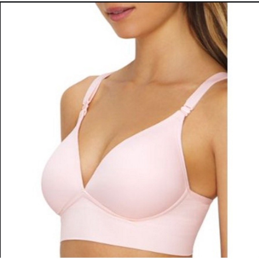 NWTD Warners 38D Elements of Bliss® Wire-Free Bra RM3741A Pink 110333